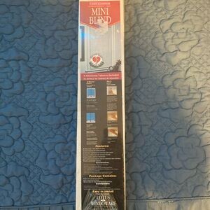 17” X 12” Brushed Mini Blind 1”
